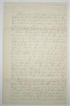 (CIVIL WAR.) Gardiner, Samuel, Junior. Contract for the sale of rights to Gardiner''s exploding bullet.